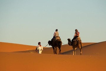 Day Trip By Camels In Erg Chebbi Dunes, Lunch With Berber Pizza