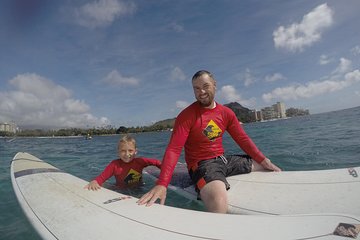 Surfing - Family Lesson (Waikiki Courtesy Shuttle)