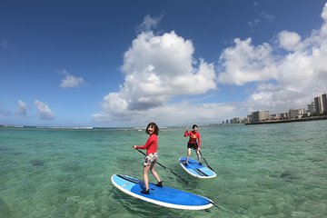 Stand Up Paddle Semi-Private Lesson (Waikiki Courtesy Shuttle)