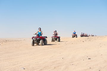 AِTV Quad Sunset Safari & Camel Ride With Transfer - Hurghada