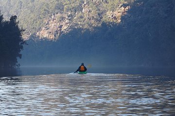 Wilderness kayak adventure with gourmet food