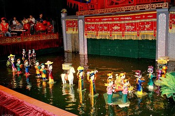 Water Puppet Show-Cyclo & Dinner On Cruise in Ho Chi Minh City