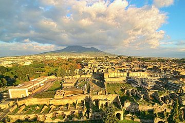 From Naples: Pompeii private tour with lunch at the slopes of Mt Vesuvius