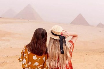Layover Tours Visit Giza Pyramids, Memphis, Sakkara, Dahshur Pyramids & Bazaar