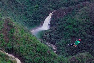 Epic Zipline and Giant Waterfall Private Tour from Medellin