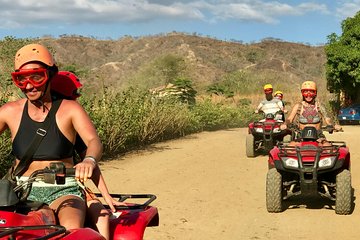 ATV Off Beaten Tracks to Pristine Beach