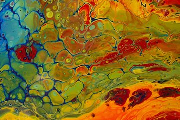 Acrylic Pour Painting Class in Estes Park, Colorado