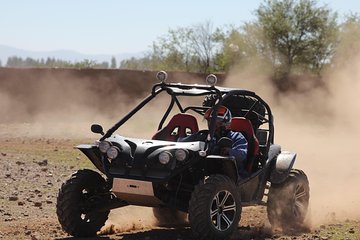 Marrakech desert and palm grove buggy tour include Berber village