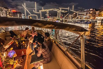 Amsterdam Small-Group Evening Canal Cruise Including Wine, Craft Beer, Cheese