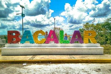 Bacalar and Cenote Azul & Kayacs Playa Marmol only from Cancun