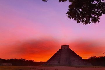 Chichen Itza Sunrise and Cenote Ik Kil from Tulum (Private)