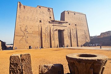 Transfer to Luxor from Aswan and visit Kom Ombo and Edfu Temples