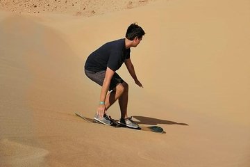 Sandboarding guided experience from Agadir