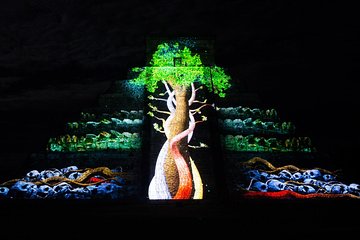 Oncelife experience of CHICHEN ITZA NIGHT SHOW. Cenote and Valladolid included.