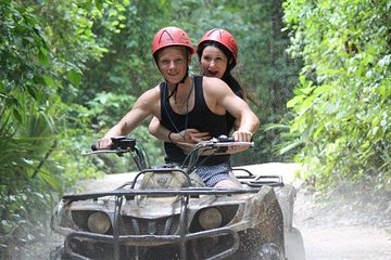 Combo 3x1 ATV's, (shared) Zipline & Cenote from Playa del Carmen