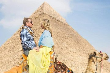 Giza Pyramids by Camel