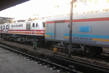 Taj Mahal by Superfast Gatimaan Express Train