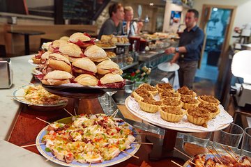 Pamplona pintxo tasting paired with Spanish wines small group tour