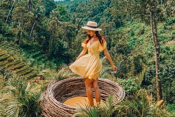 Ubud Jungle Swing - Monkey Forest - Water Temple - Waterfall 