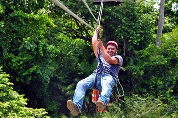 Cave Tubing and Zipline Adventure (Boat Transfer)