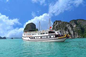 Halong bay deluxe cruise 2 days/ 1 night: kayaking, titop island, surprise cave