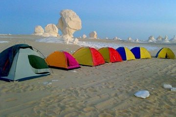 White desert camping and Baharya oasis overnight from Cairo