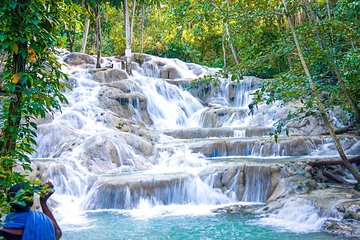 Dunn's River Falls, River Tubing, and Horseback Riding With Transportation