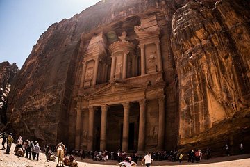 Petra and Wadi Rum one day from Dead Sea