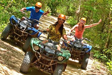 ATV, Zipline, Optional Monkeys/Sloths/Macaws Visit & West Bay Beach Resort