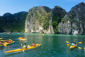 Halong Bay Day Trip 6-Hour Cruise Tour [Round-Trip Highway] With Lunch, Sea Kayak or Bamboo Boat (Row Boat)