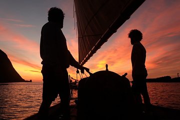 Sunset San Sebastian classic yacht