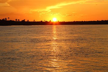 Sunset Cruise on the Zambezi River