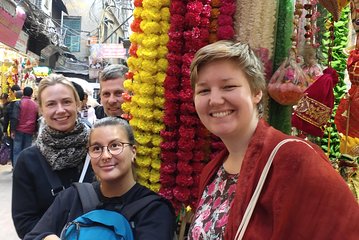 Old Delhi walk Asia's largest spice market and one of India's mega kitchens 