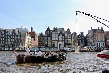 Amsterdam Canal Cruise on a small open boat (max 12 guests) 