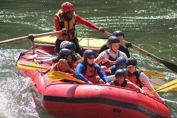 White water rafting in the Zambezi river