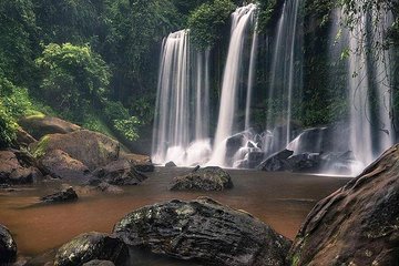 Waterfall & River of 1000 Siva Linga- Koulen Moutain Private Tour