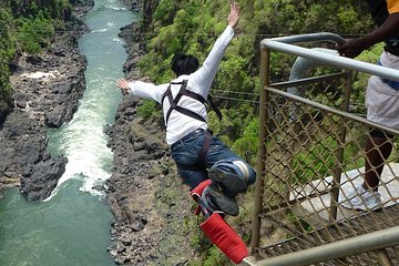 Bungee 111M (Solo Jump) Victoria Falls Bridge