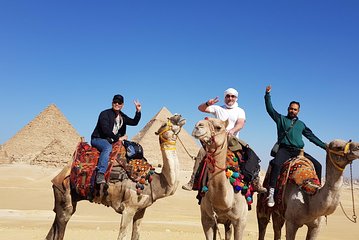 Giza Pyramids, Grand Egyptian Museum and old Bazaar Day Tour