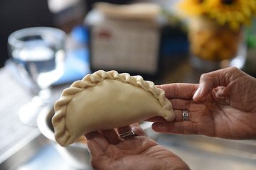 Empanada making class (from scratch!) in beach house in Puerto Montt