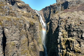 Glymur upstream hike with hot pot chill