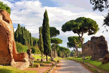 Walk in the Appia Antica and visit to the mausoleum of Cecilia Metella