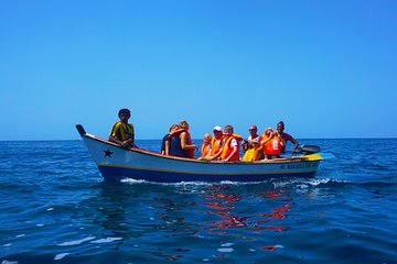 Ribeira da Barca: Boat Trip to the Cave, Snorkeling and BBQ on the beach