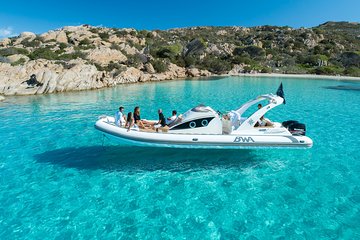 RIB Private tour of the archipelago la maddalena inflatable boat rental with skipper included