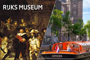 Rijksmuseum Amsterdam and 1-Hour Canal Cruise