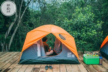 Overnight Camping tent at Kulen Mountain