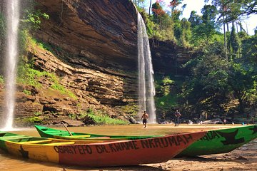 Boti Falls and Aburi Botanical Gardens Private Tour with Lunch