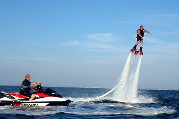 Actively enjoy marine sports / popular flyboard + selectable marine sports (parasailing, etc.) round-trip hotel transfer included