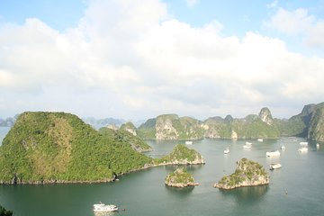 Halong bay full day trip: Visit Surprise cave, Titop island, kayaking & swimming