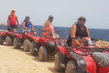 quad bike along coastline 