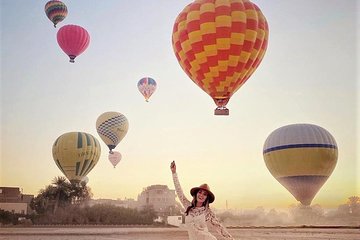 Luxor Combo Tour: Hot Air balloon+Full Day Guided Tour including Lunch